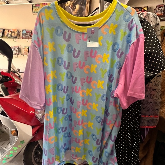 FU*K YOU tee shirt by Good Fortune 5x - Picture 1 of 4